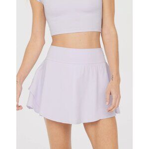 NWT OFFLINE By Aerie Real Me Flowy Skort Size S Lavender Dawn Tennis Golf Sports